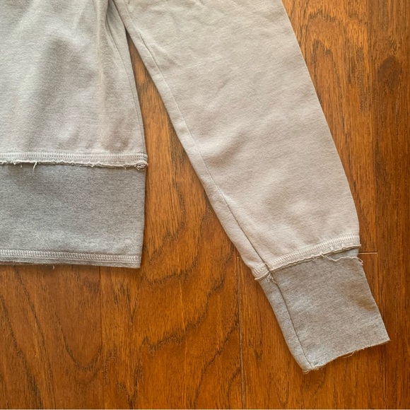 American Buddha Tonal Gray Peace Hoodie - Size S - Picture 3 of 6